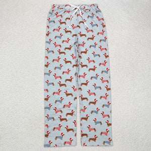 P0686 RTS adult pant dog adult men christmas pajamas pant