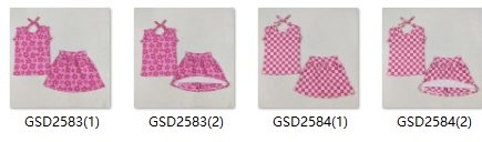 RTS baby clothes baby summer set pink baby summer shorts set-2025.7.2