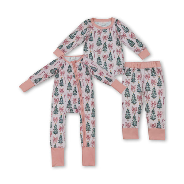 RTS kids matching clothing tree print clothing girl Christmas clothing-2025.7.3