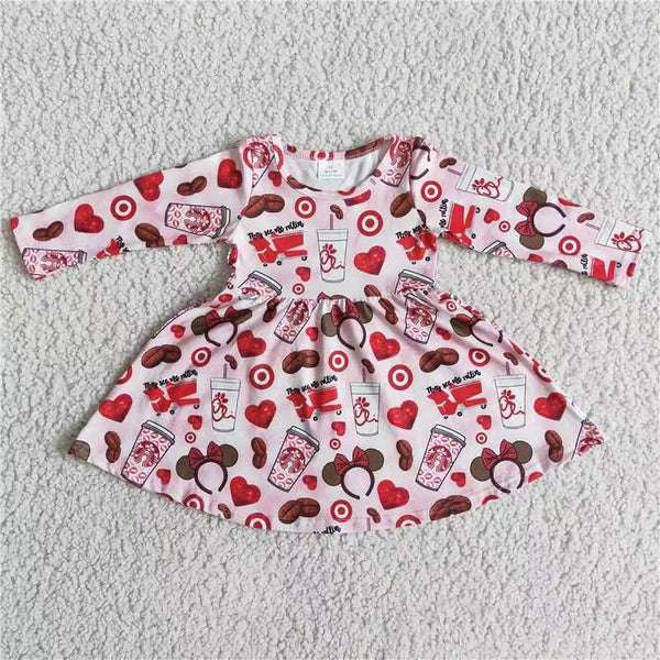 6 B5-14 girl clothing long sleeve valentines day dress-promotion 2026.1.10 $2.99