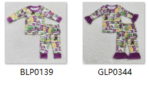 RTS matching Mardi Gras Pajamas Set Pajamas set