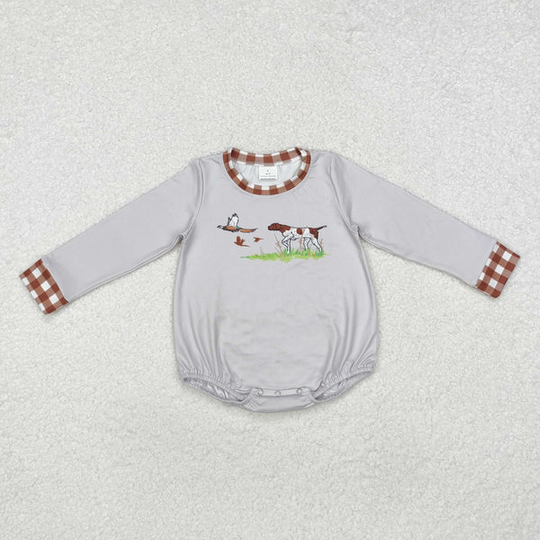 LR1999 RTS baby boy clothes dog hunting boy winter bubble