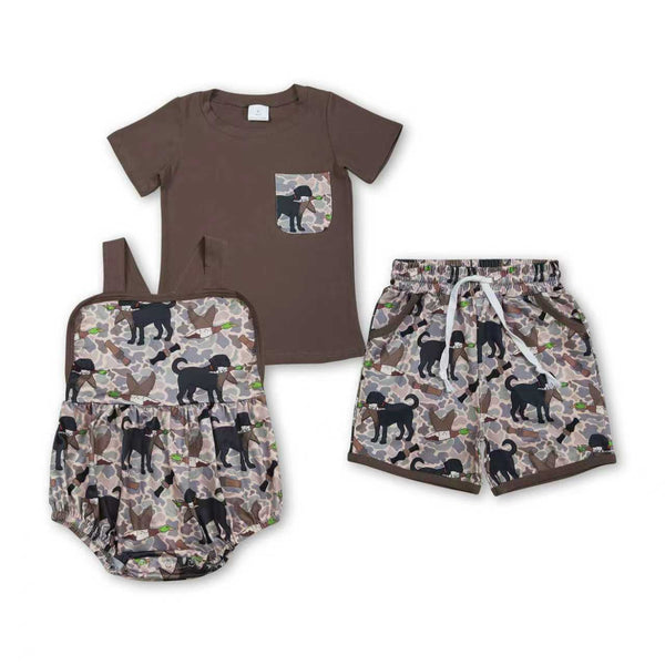 RTS matching kids clothing hunting print clothing boy summer clothing-2026.3.3