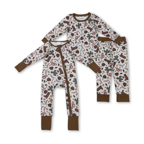 RTS kids matching clothing cowboy print clothing boy winter clothing-2025.8.6