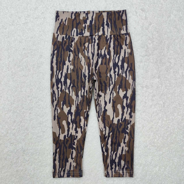 P0689 RTS Girl Clothes Camouflage Girl Winter Yoga Pant