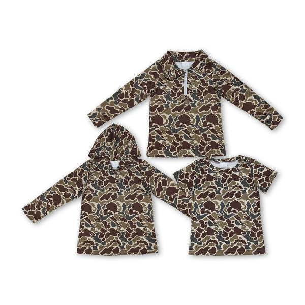RTS toddler clothes matching clothing baby camo print top boys spring top-shirt-2026.1.9