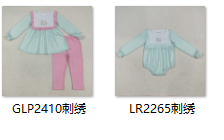 RTS kids matching clothing embroidery cartoon print clothing girl christmas winter clothing-2025.8.2