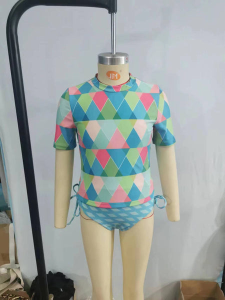 S0114 baby girl clothes summer swimsuit swimwear 1