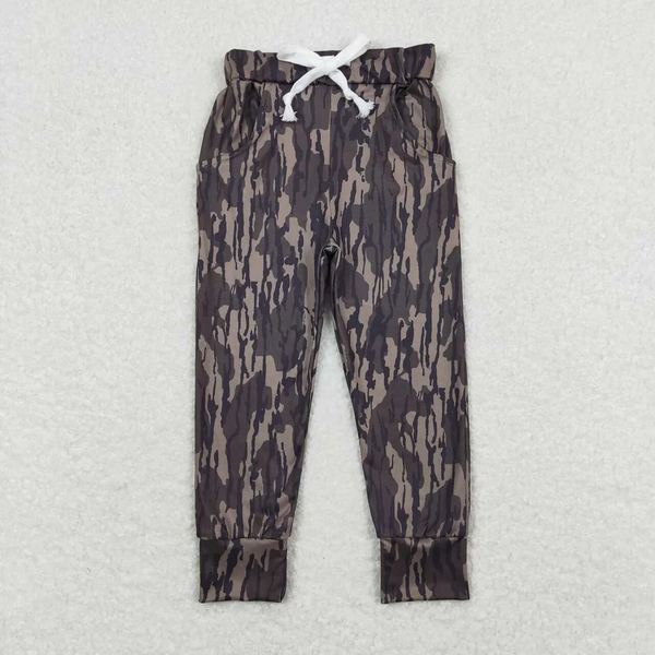 RTS toddler clothes matching clothing camo print boy kids winter pant-2025.7.23