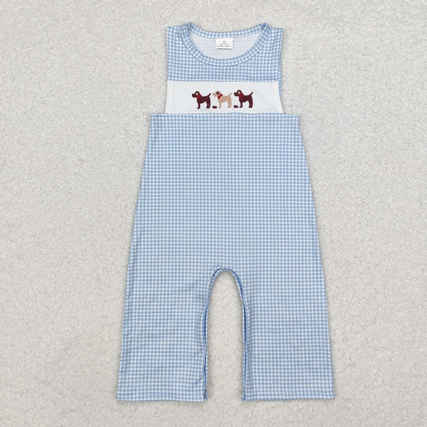 SR1868 RTS baby boy clothes dog boy summer bubble romper