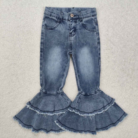 C5-15 baby girl clothes toddler girl bell bottom jeans girl jeans