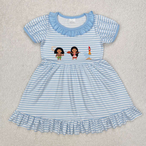 GSD1582 RTS Girl Clothes Girl Summer Dress Princess Dresses