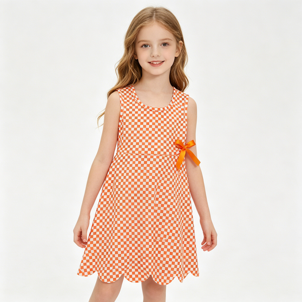 RTS Matching clothing kids gingham print clothing girl summer yoga clothing-2026.4.1