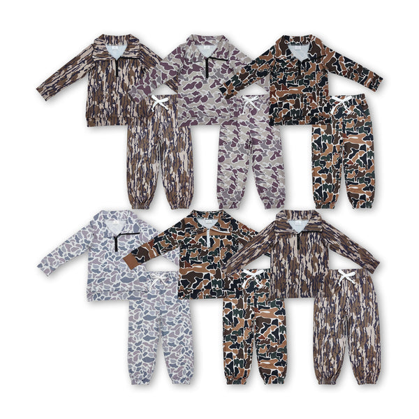RTS kids matching clothing camo print clothing baby boy winter clothing-2025.10.14