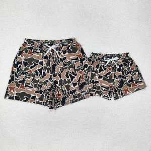 RTS mummy and me matching swim shorts western swim shorts bottom 3