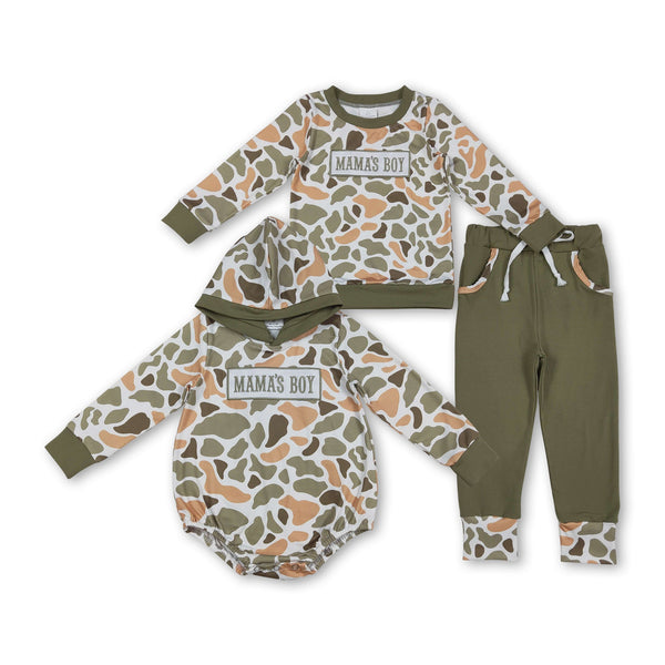 RTS kids matching clothing embroidery mama's boy print clothing boy  winter clothing-2025.12.3