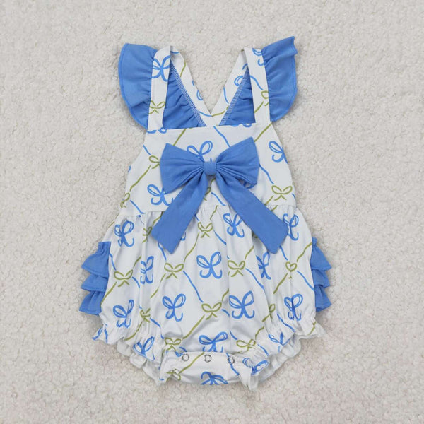 SR2720 RTS baby summer clothes floral girl summer bubble