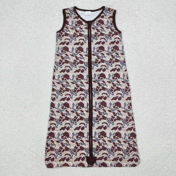 BL0140 RTS baby clothes camo sleeping bag sleep sack