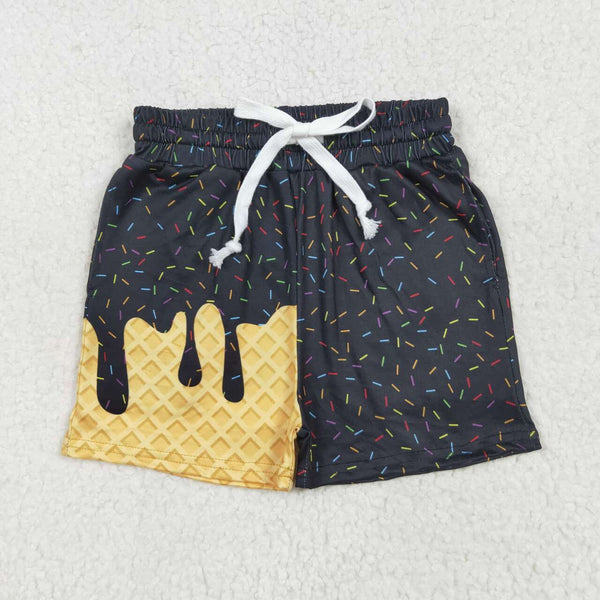 SS0624 RTS boy clothes black boy summer shorts