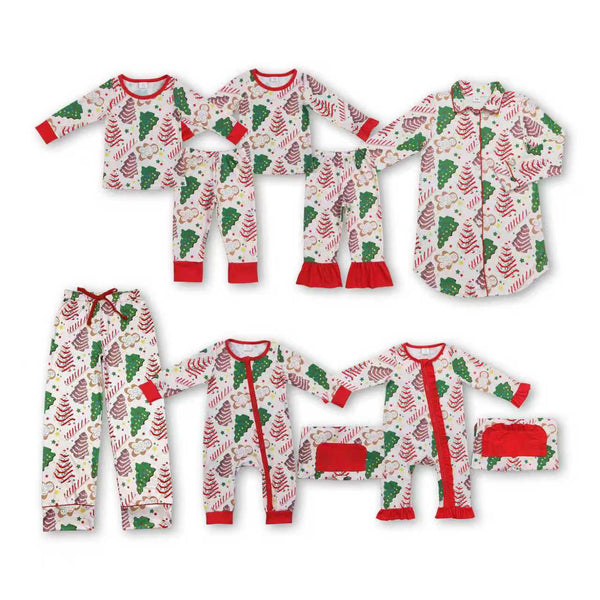RTS toddler clothes matching cakes print clothing  mama kids christmas clothes-2025.11.4