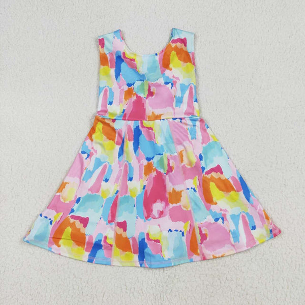 GSD2629 RTS girl clothes girl summer dress yoga clothes atheletic clothes