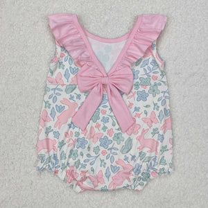 SR2546 RTS baby girl clothes bunny  girl easter summer bubble