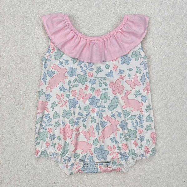 SR2546 RTS baby girl clothes bunny  girl easter summer bubble