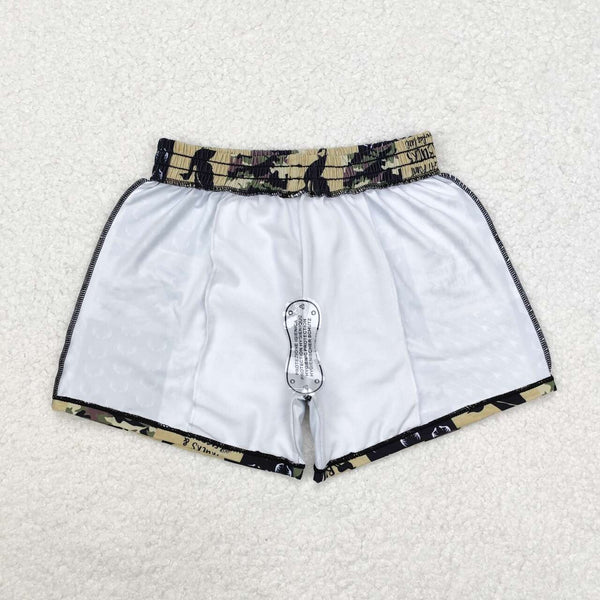 S0467 3-6M to 6-7T  RTS baby boy clothes deer camo boy summer swim shorts