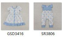 RTS kids matching clothing bunny print clothing girl easter clothing-2026.2.4