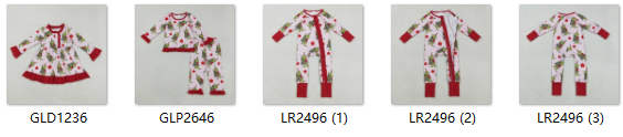 RTS kids matching clothing cartoon print clothing girl christmas winter clothing-2025.9.5