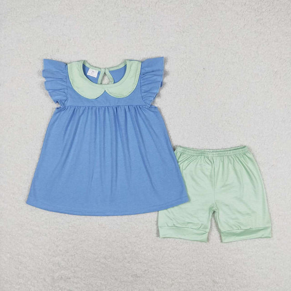 RTS Matching clothes toddler clothes  color  print set girls summer clothing-2026.3.19