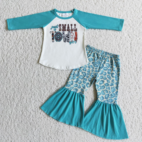 6 A17-13 Girl winter small town month blue long sleeve set--promotion 2025.1.18 $2.99