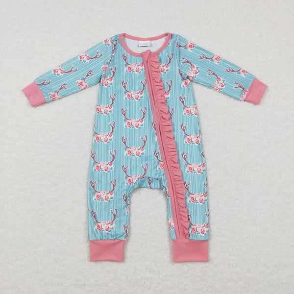 LR0712 RTS baby girl clothes baby winter romper