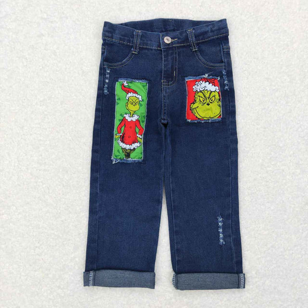 BLP0225 toddler boy clothes jeans set boy christmas outfit